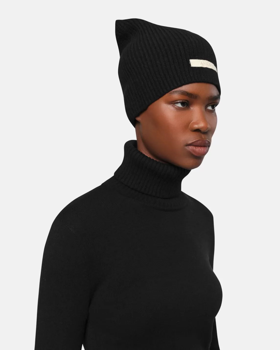 Apparis Cara Beanie Noir Best Sale