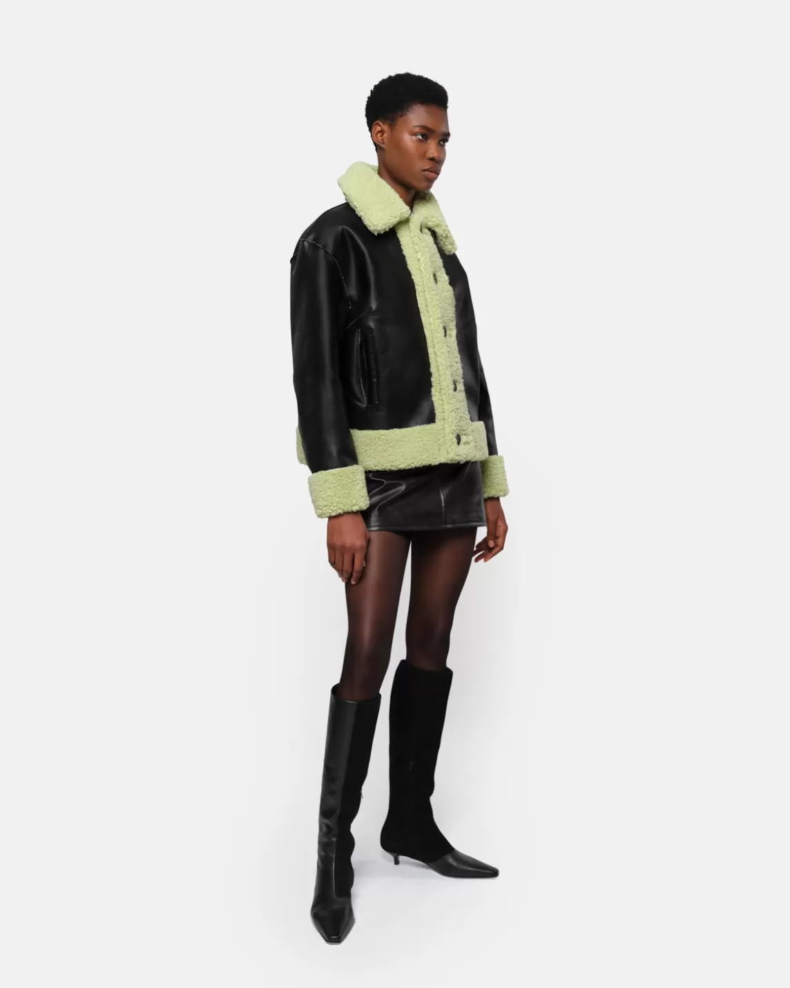 Apparis Charlie Coat Pistachio Online