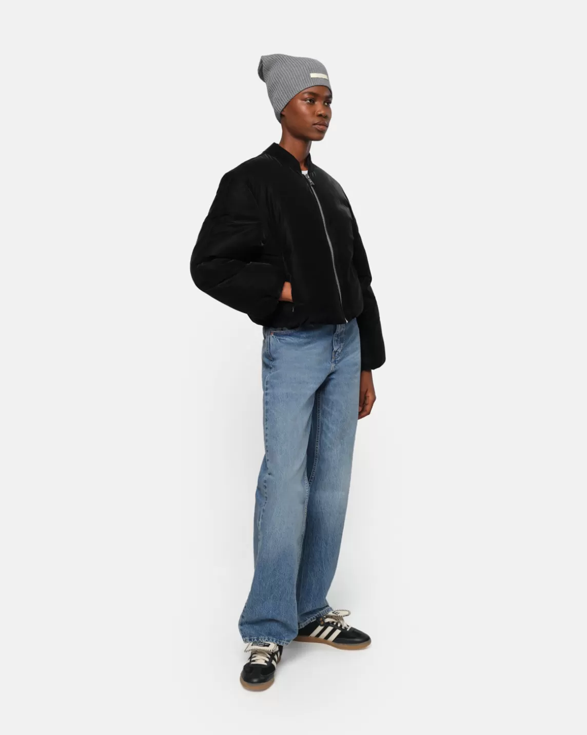 Apparis Leni Bomber Jacket Noir Cheap