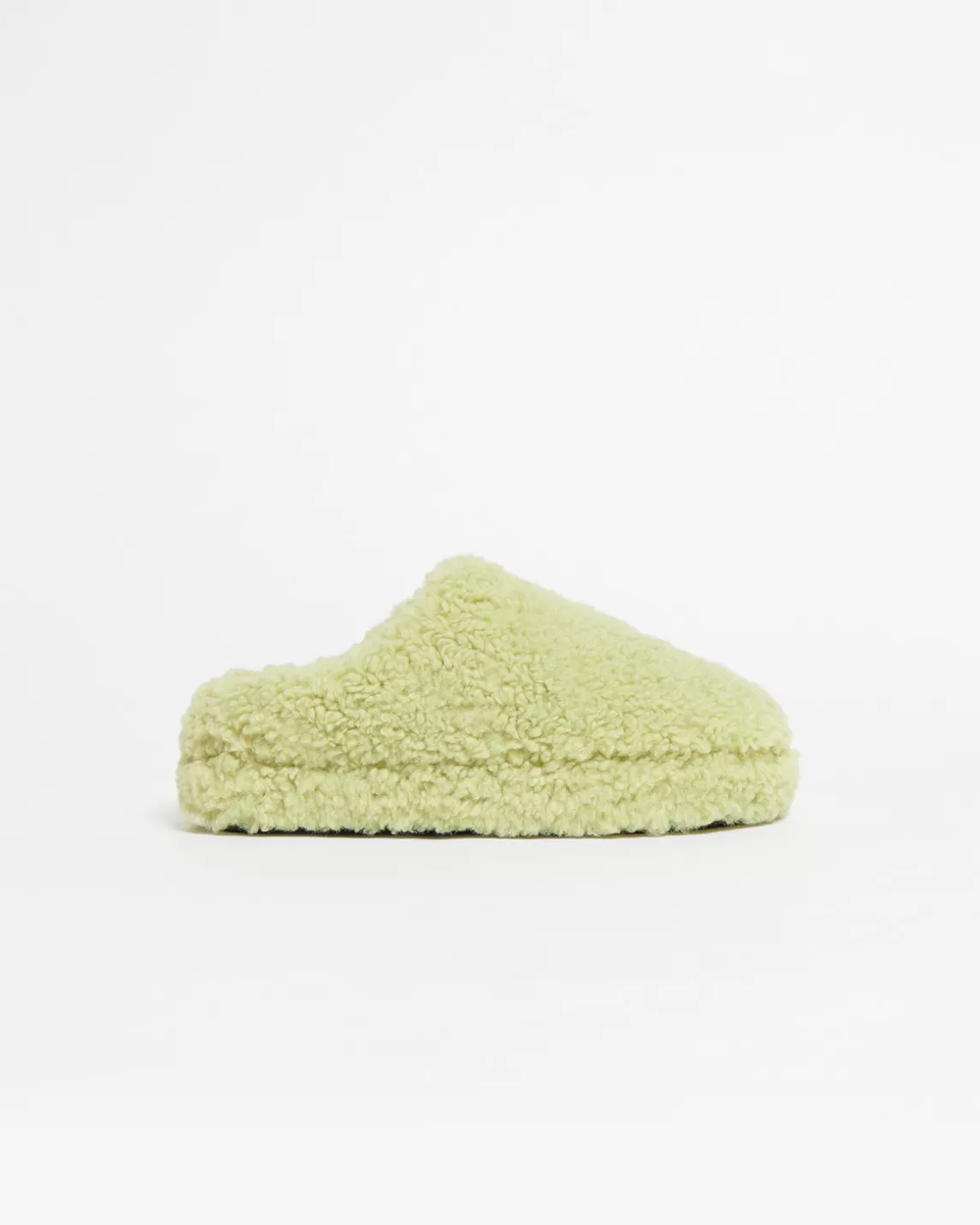 Apparis Misha Bouclette Slipper PISTACHIO Hot