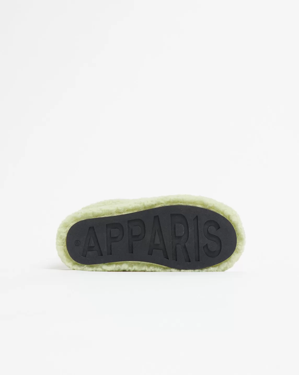 Apparis Misha Bouclette Slipper PISTACHIO Hot