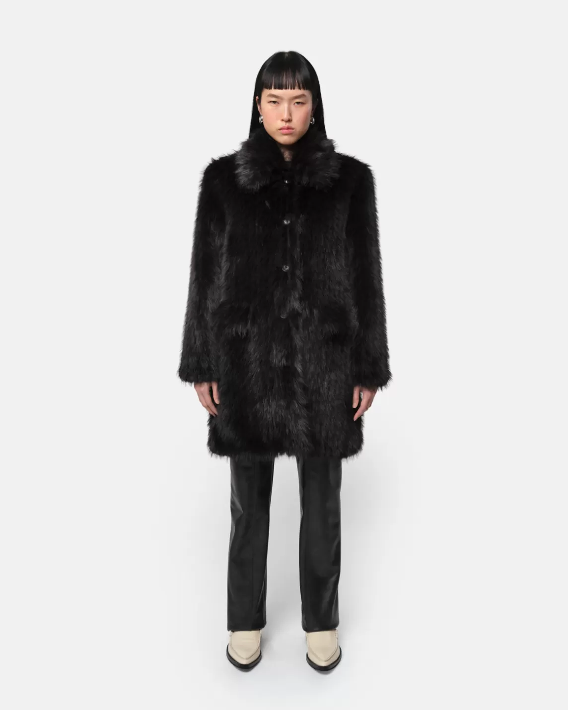 Apparis Pamela Coat Noir New