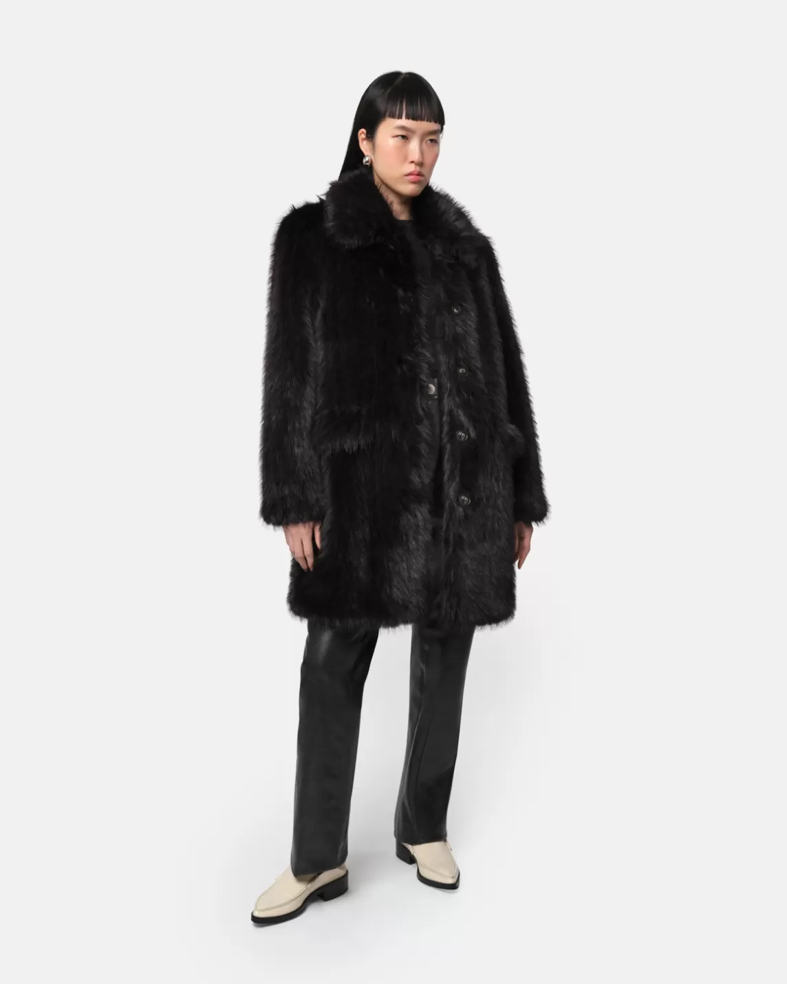 Apparis Pamela Coat Noir New