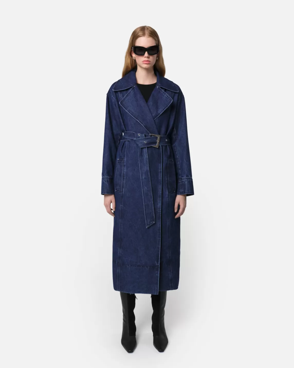 Apparis Tate Trenchcoat Indigo Best Sale